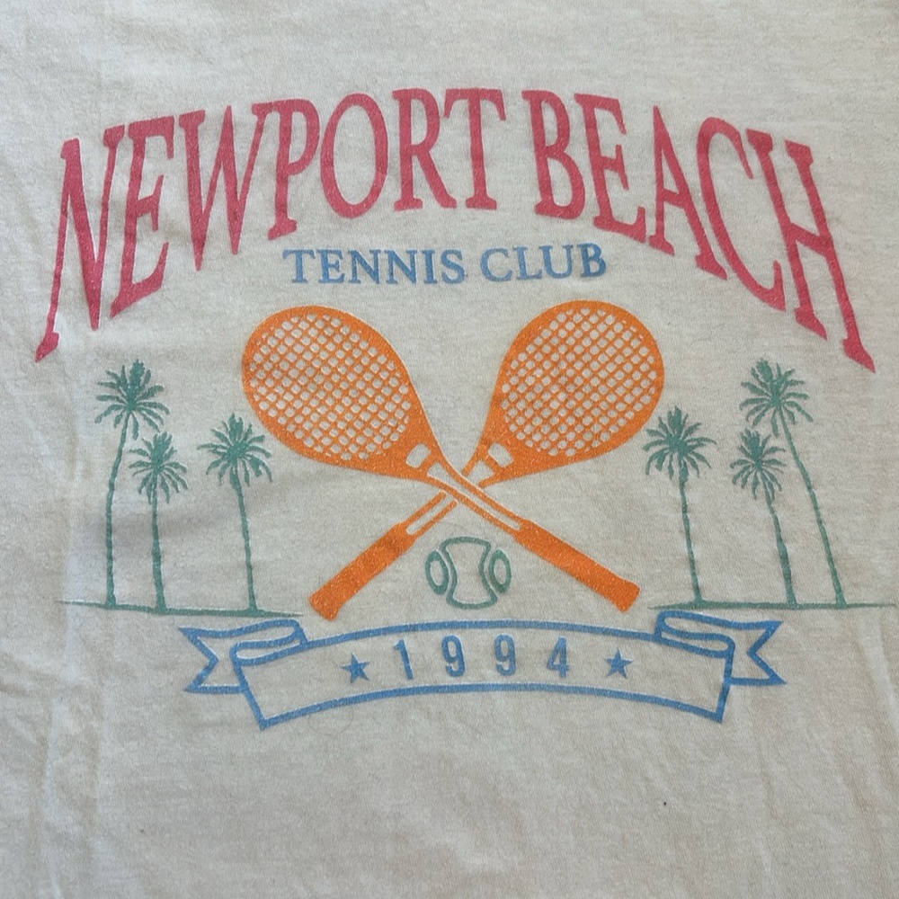 Newport Beach tennis club 1994 t shirt